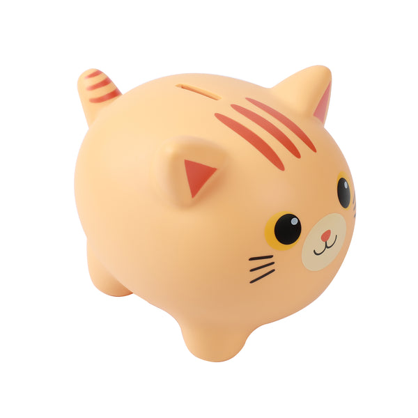 SALVADANAIO GATTO ARANCIO