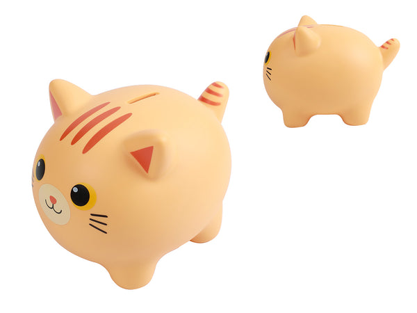 SALVADANAIO GATTO ARANCIO