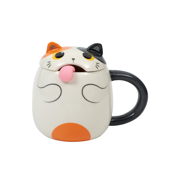 TAZZA SLURPY GATTO ARANCIO