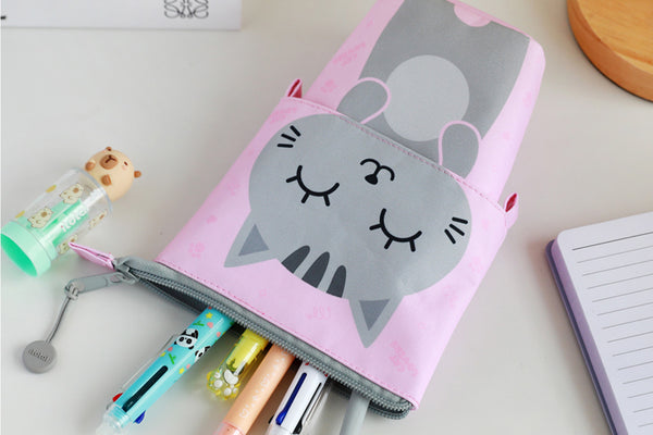 ASTUCCIO POP UP GATTO GRIGIO