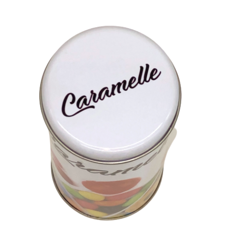 BARATTOLO LATTA PER CARAMELLE