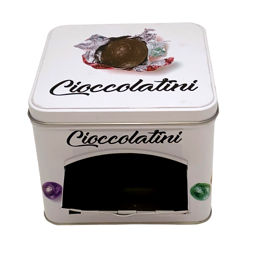 SCATOLA LATTA PORTA CIOCCOLATINI