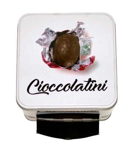 SCATOLA LATTA PORTA CIOCCOLATINI