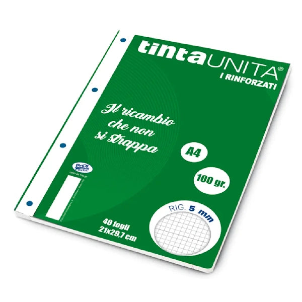 RICAMBI RINFORZATI TINTA UNITA 5mm