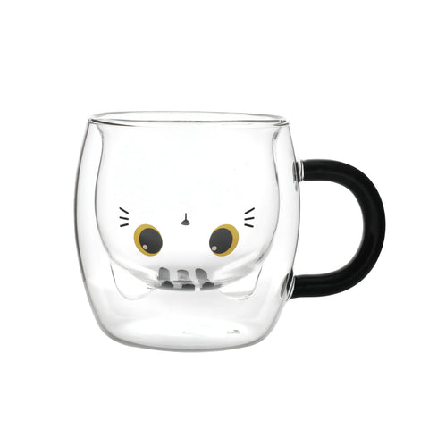 TAZZA VETRO GATTO OCCHI APERTI