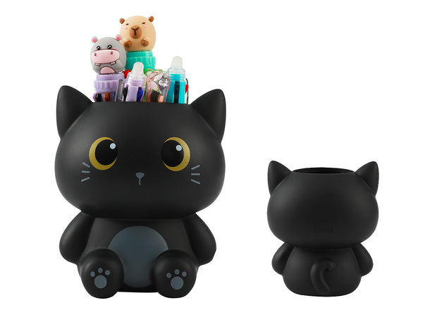 PORTAPENNE 3D GATTO NERO