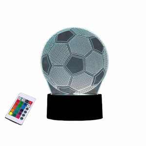 LAMPADA LED 3D PALLONE CAMBIA COLORE