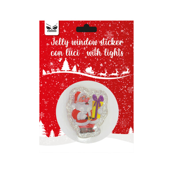 STICKER JELLY XMAS PER FINESTRA CON LUCI