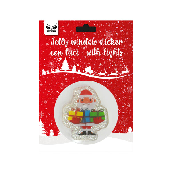 STICKER JELLY XMAS PER FINESTRA CON LUCI