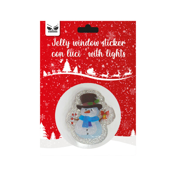 STICKER JELLY XMAS PER FINESTRA CON LUCI