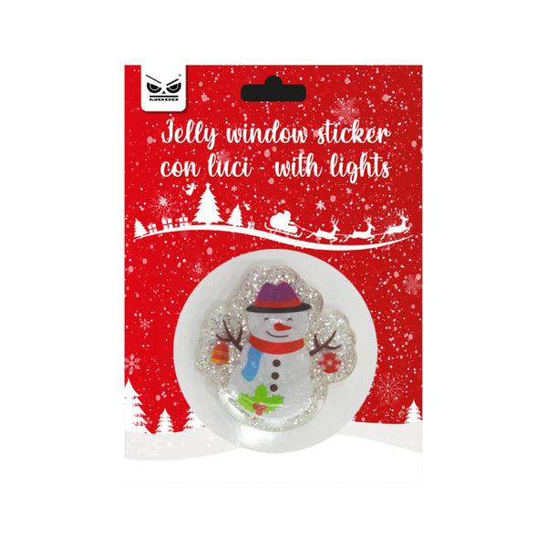 STICKER JELLY XMAS PER FINESTRA CON LUCI