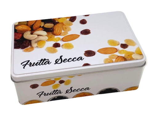 SCATOLA LATTA PER FRUTTA SECCA