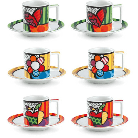 SET 6 TAZZINE CAFFE' BRITTO