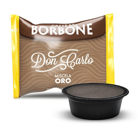 50 Capsule Borbone DON CARLO Miscela ORO Compatibili Lavazza A MODO MIO