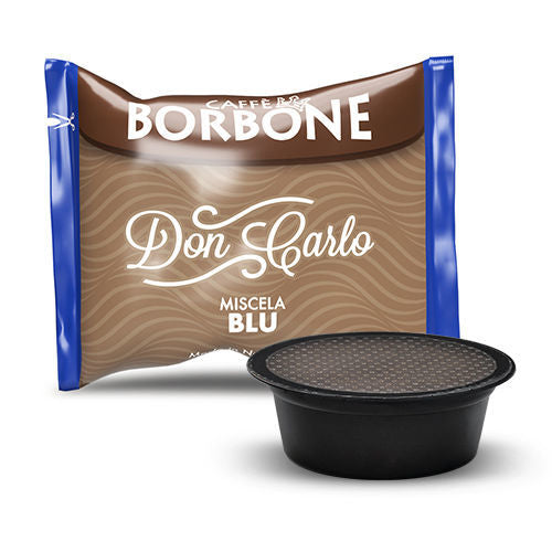 50 Capsule Borbone DON CARLO Miscela BLU Compatibili Lavazza A MODO MIO